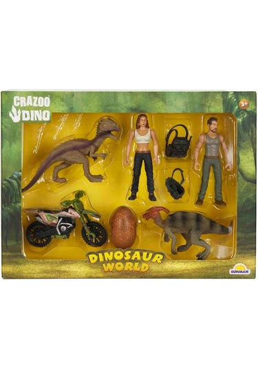 Sunman Crazoo Dinozor Figürlü Oyun Seti
