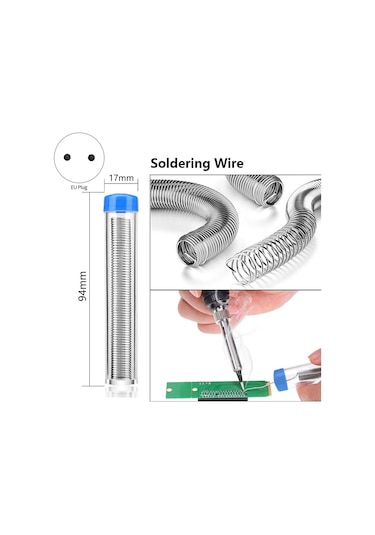 Ab Tak, 90w Elektrikli Havya Seti Dijital Ayarlanabilir Sıcaklık Elektrikli Havya Seti - Belirtilmemiş
