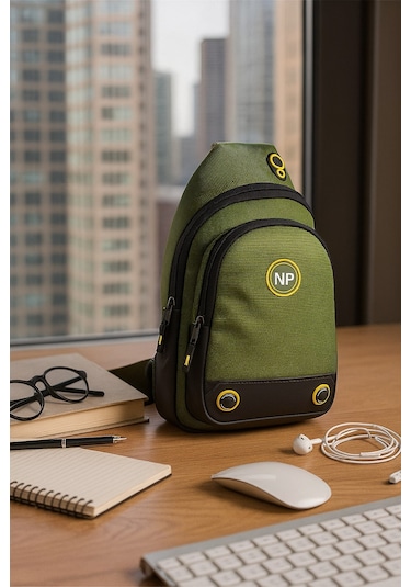 Newish Polo Body Bag Çapraz Göğüs Ve Sırt Çantası-yeşi Qatro 2260 Yeşil