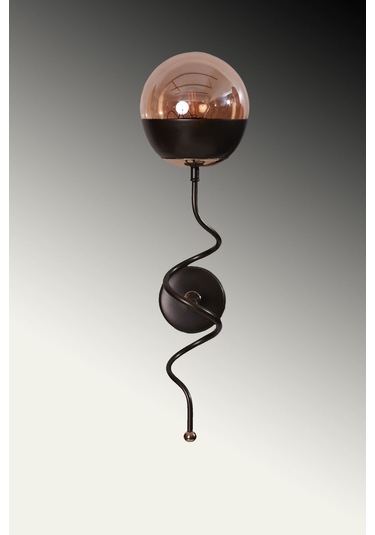 Luzarana Stella Gold-eskitme Metal Gövde Bal Camlı Tasarım Lüx Aplik Eskitme