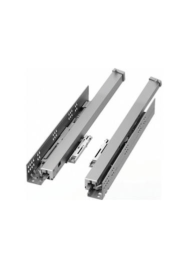 Smart Slide Frenli Tam Açılım 500 Mm Mandallı Çekmece Rayı