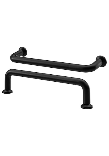 Ikea Bagganäs Kulp 143 Mm, 2 Adet Siyah