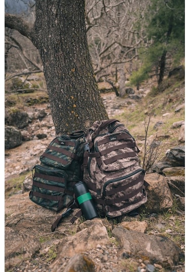 North Mountain Tactical Sırt Çantası Yeşil Kamuflaj Yeşil