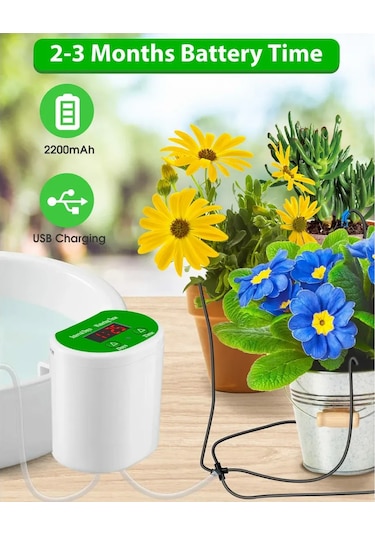 Mufunye Ev Bitkileri İçin Otomatik Damla Sulama Sistemi: Programlanabilir Zamanlayıcı İle Su Tasarrufu Sağlayan Pratik Çözüm