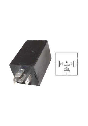 Vertex Flaşör 12v 4 Uçlu R12 Toros