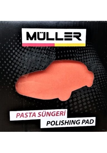 Muller Turuncu Oto Pasta Süngeri 150mm