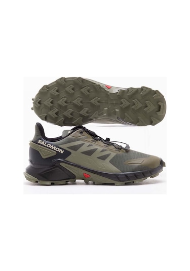 Salomon Supercross 4 M Olive Outdoor Ayakkabı 472051 Yeşil