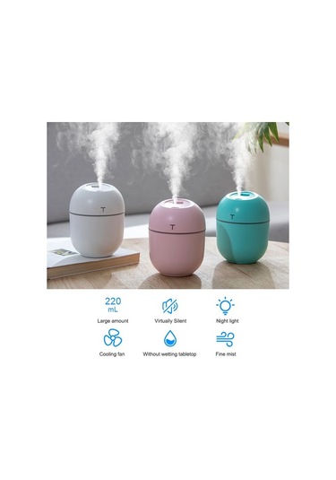 Agoodshop Mini Usb Soğuk Buhar Nemlendirici - Otomatik Kapanma, Sessiz, Aromaterapi Destekli