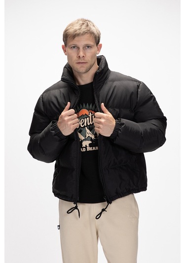 Bad Bear Erkek Polar Amsterdam Mens Coat 25.02.15.001 Siyah
