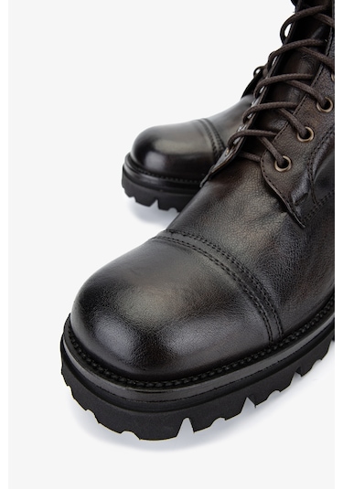 Valmenti Erkek Hakiki Deri Kahverengi Casual Bot 1158 569 Erk Bot Sk25-26 T.moro Kahverengi