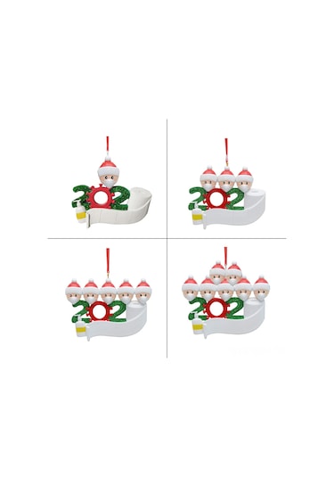 Qingmipy Noel Ağacı Pvc Askı Figürü - Güvenli Malzeme İle Yapılmış Sevimli Kardan Adam Noel Dekorasyonu