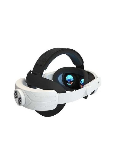 Tongxida Meta Quest 3 Kafa Bandı - Ayarlanabilir, Basıncı Azaltan, Siyah+beyaz Vr Aksesuarı Siyah+beyaz