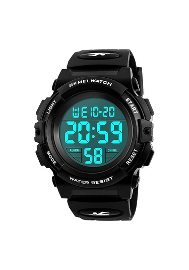 Çocuklar İçin Dijital Spor Saati Erkek Kız Erkek Su Geçirmez Günlük Elektronik Analog Kuvars 7 Renkli Led Saatler Alarm Kronometre Silikon Bant Aydınlık D Diğer