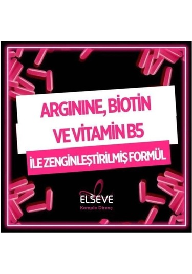 Elseve Komple Direnç Dökülme Karşıtı Saç Bakım Kremi 5 x 390 ML