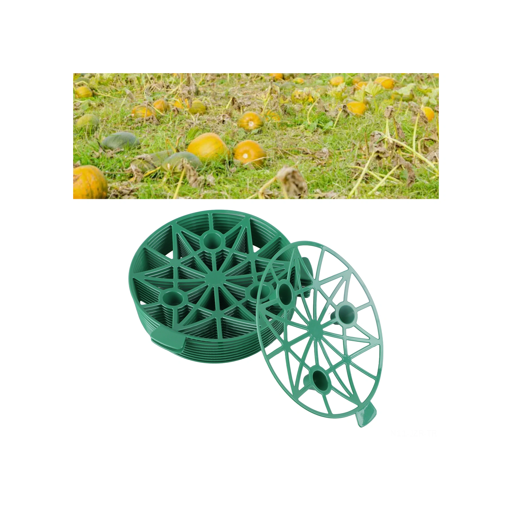 Geeroyoo 10 Adet Pp Meyve Destek Aparatı - Bahçe Sebze Kürdanı, Havalandırma Sağlar, Çürümeyi Önler, Yeşil Renkli Ev Ve Bahçe Kullanıma Uygun