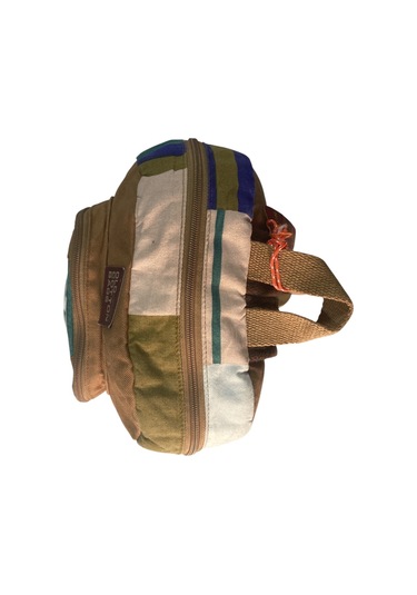 Kaliteli Renkli Vintage Salaş Disayn Günlük Sırt Gezi Okul Seyahat Çantası 28 Cm X 37 Cm Camel