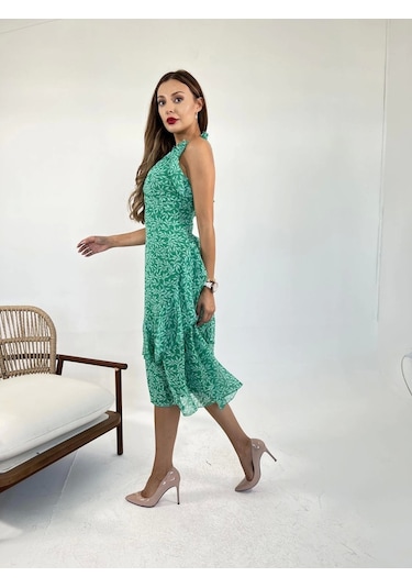 5944 Elbise-san Francisco Çok Renkli