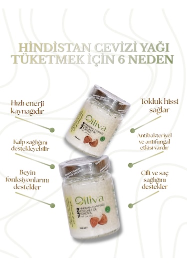 Hindistan Cevizi Yağı 300 Ml Soğuk Sıkım %100 Doğal Katkısız