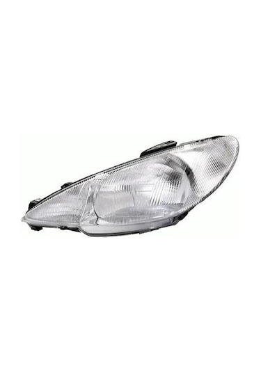 Far & Sinyal Sol Elektrikli H4 206 Çizgili 1998-2003 6204s7