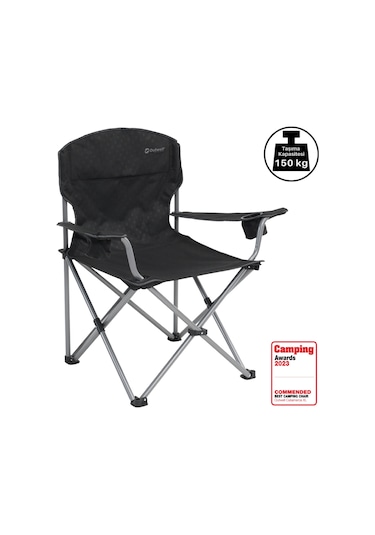 Outwell Catamarca Xl Deluxe Konforlu Katlanır Kamp Sandalyesi Siyah
