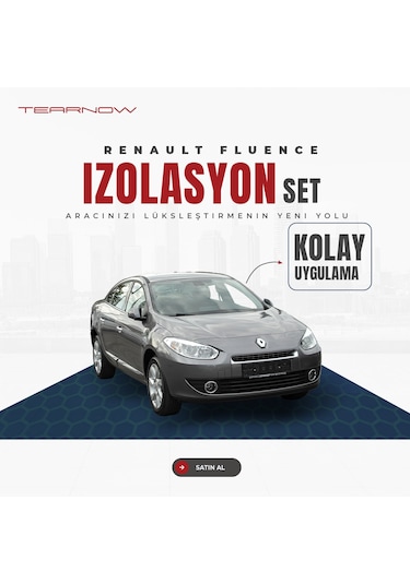 Renault Fluence(2009-2016)Trim Ses ÖnleyiciKonfor/İzolasyon