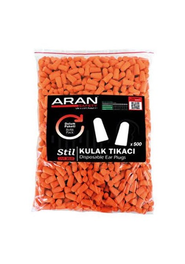 Aran Sünger Tip Kulak Tıkacı 500 Çift