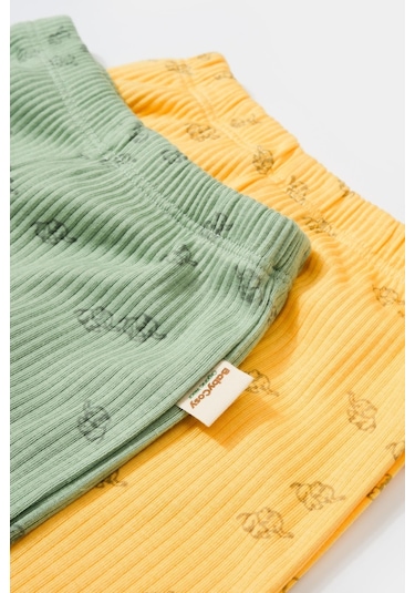 Fil Baskılı 2 Li Patikli Pantolon 001