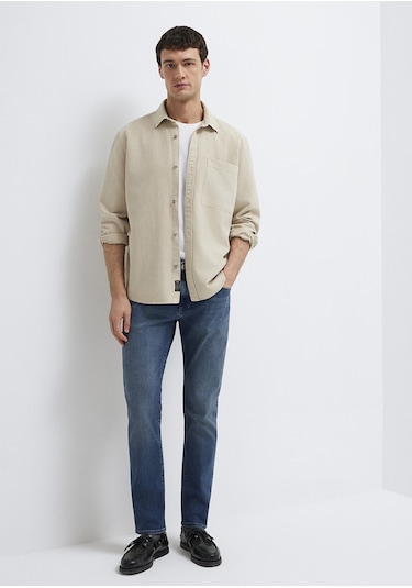 Mavi - Marcus Premium Blue Vintage Koyu Mavi Jean Pantolon 00351a1727 Mavi