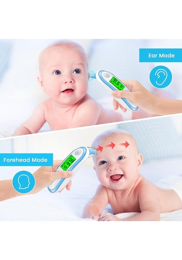 Pembe Flaş İndirim-Yongrow Temassız Kızılötesi Termometre Alın Ve Kulak Bebek Yetişkin Ev Kullanımı İçin Ateş Alarmı Ve Otomatik Kapanma İle Çift Mod