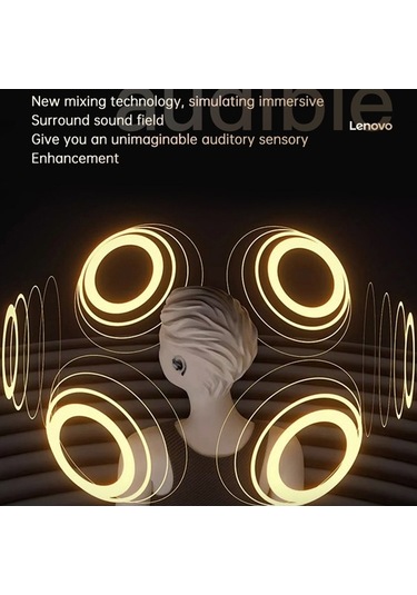 Prestigegoods Lenovo Ea305 Tws Kulak İçi Bluetooth Stereo Müzik Kulaklık - Ipx5 Su Geçirmez, Dokunmatik Kontrol, Çin Ambalajlı