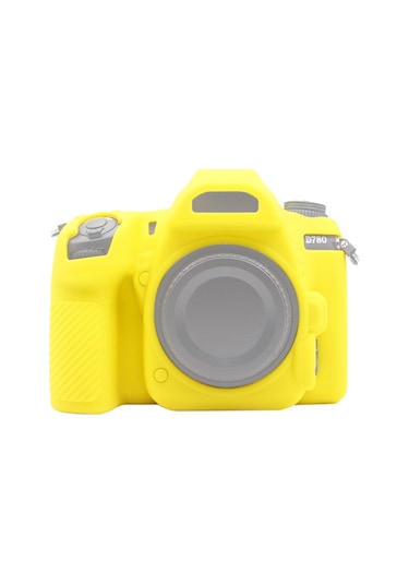Nikon D780 İçin Puluz Soft Silikon Koruyucu Kılıf Sarı Diğer