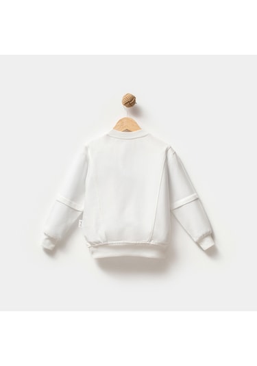 Overdo Kids Kız Çocuk 5-8 Yaş Taş Basklı Sweat Çok Renkli