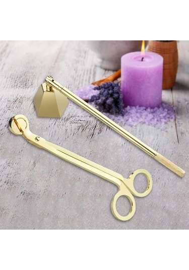 Suntek 2 In 1 Mum Snuffer Wick Giyotin Kesici Paslanmaz Çelik Ev