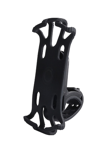 Symbee Bisiklet Telefon Tutucu, Silikon Malzeme, Evrensel Uyum, 360 Derece Dönebilen, Kol Saati Montajlı, Sağlam Ve Çarpıtmaya Dayanıklı Siyah Siyah