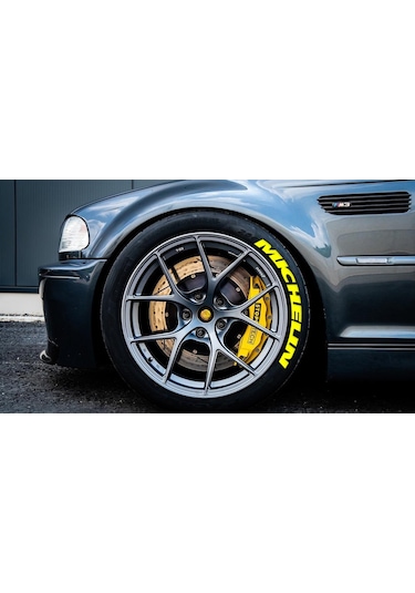 Lastik Yazısı 4X Mıchelın Sarı 1:Kalıte Solmaz