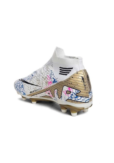 Potinonline Laliga 565 Çocuk Renkli Çoraplı Krampon Çok Renkli