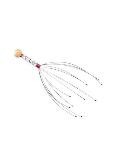 Bloomnest Kırmızı Ahtapot Kafa Baş Masajı, Stres Serbest Bırakma, Paslanmaz Çelik Akupunktur, Relax Masaj Pençe, Güzellik Sağlık, 4hhn3d Çok Renkli Çok Renkli