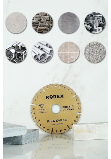 Rodex RRM115 Çok Amaçlı Multi Elmas Kesme Diski 115MM
