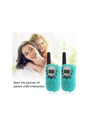 Qingmipy Çocuklar İçin Kablosuz Konuşur Cihazı - Akıllı Gelişim Ve Aile Etkileşimi İçin Dayanıklı Abs Malzeme, 2'li Paket Pil Yok Yeşil