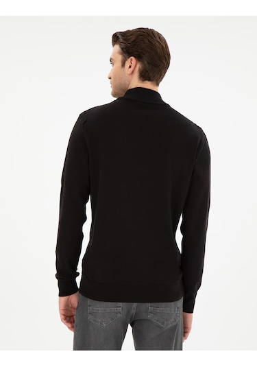 Pierre Cardin Erkek Siyah Kazak /triko 50300498-vr046 Siyah