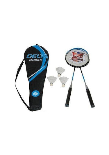Delta Badminton Raket Set 947 2 Raket+ 3 Top