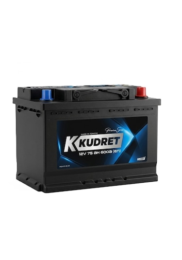 Kudret 12 V 75 Ah 600 A En Akü Yiğit Akü Üretimi