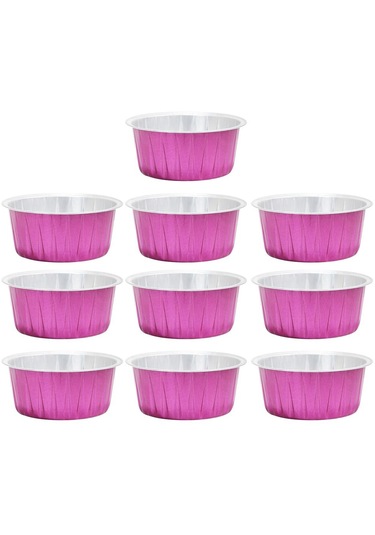 Suntek 10 Adet Yuvarlak Alüminyum Folyo Balmumu Fasulye Eritme