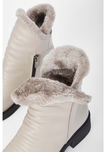 Tamer Tanca Kadın Hakiki Deri Vizon Casual Bot 231 91k Bn Bot Sk23/24 Vızon Dr Vızon