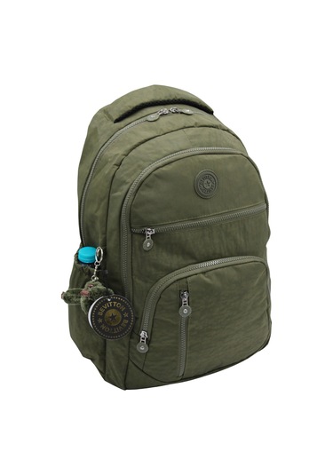 Suya Dayanıklı Krinkıl Kumaş Haki Okul Çantası 1700