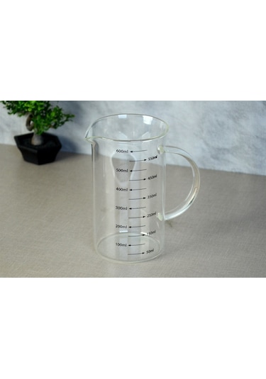 Paçi Borosilikat Ölçü Kabı 600ml Şeffaf