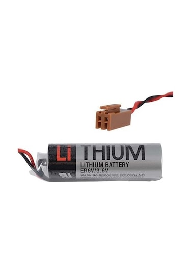 Toshiba Er6V 3.6V Lithium Pil (Kahverengi Soket)