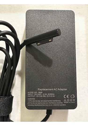 15 Volt 6.33 Amper Microsoft Uyumlu Surface Pro7 Adaptör