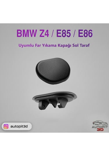 Bmw Z4 E85 / E86 Uyumlu Far Yıkama Kapağı Sol Taraf