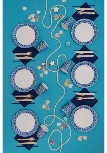 Albeta Tek Kullanımlık Sofra Takımı Parti Seti 20 Kişilik 156771673 100 adet